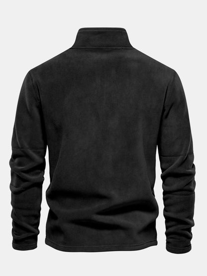 Polar Fleece Quarter Zip Sweatshirt