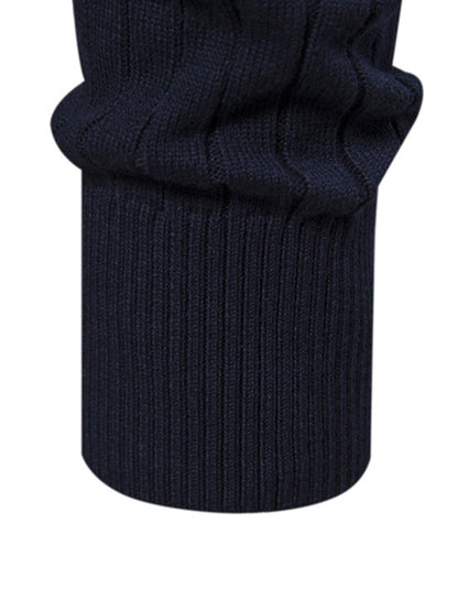 Stripe Quarter-Zip Sweater