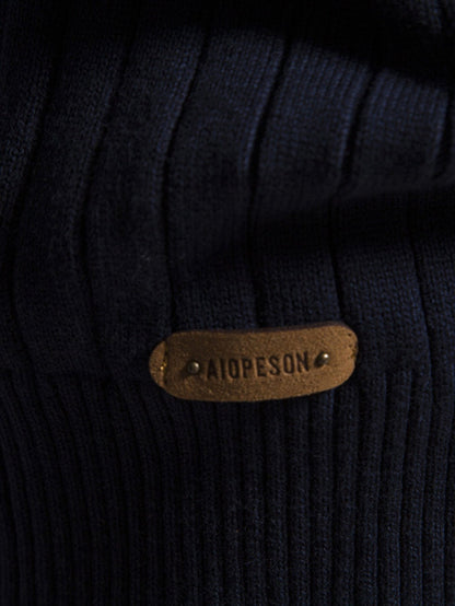 Stripe Quarter-Zip Sweater