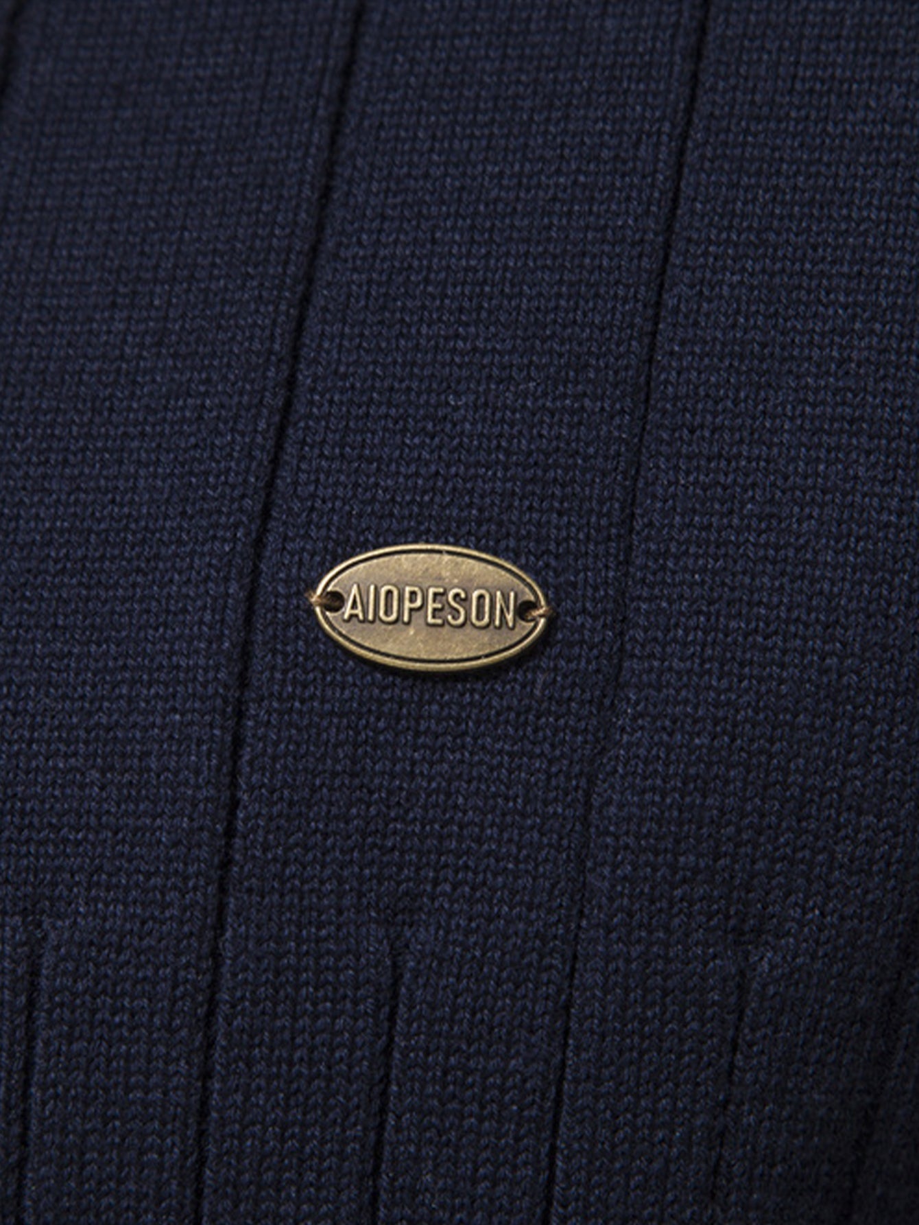 Stripe Quarter-Zip Sweater