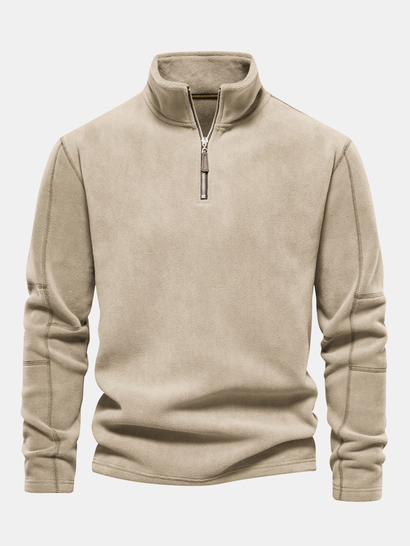 Polar Fleece Quarter Zip Sweatshirt