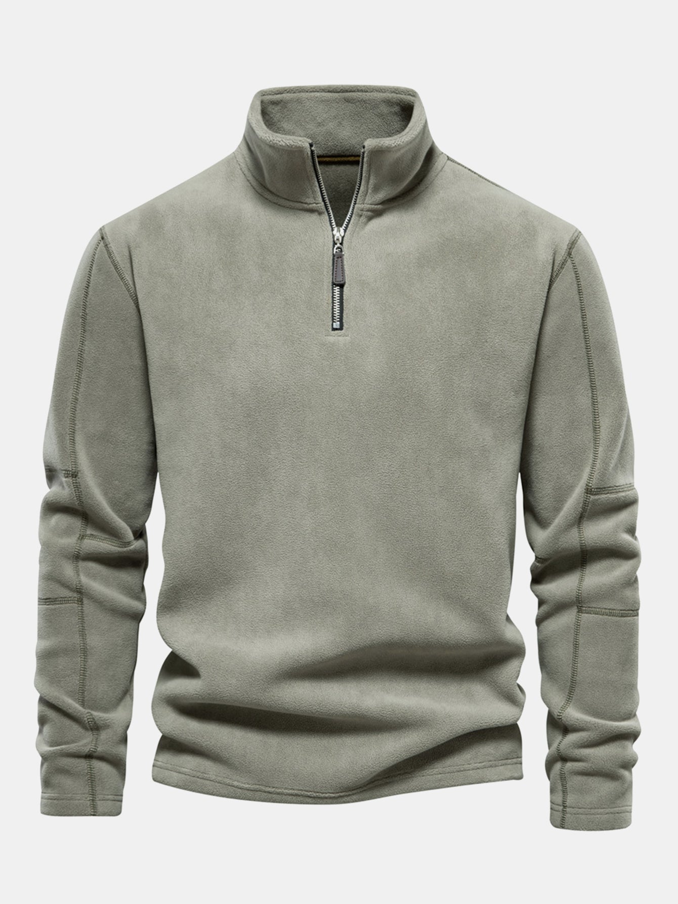 Polar Fleece Quarter Zip Sweatshirt