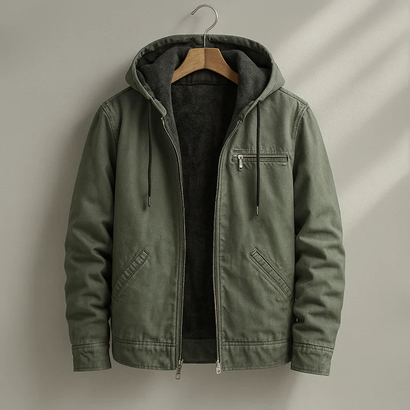 Hawthorne Canvas Sherpa Jacket