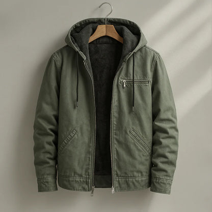 Hawthorne Canvas Sherpa Jacket