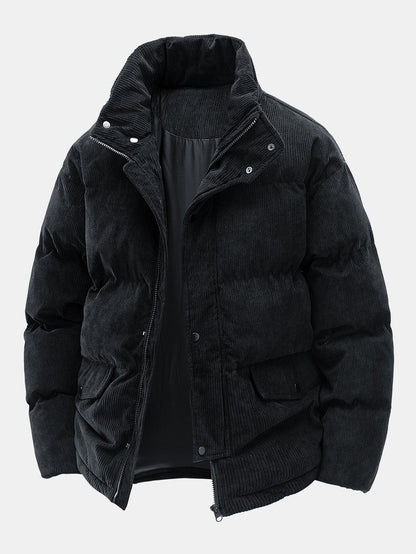 Corduroy Puffer Jacket