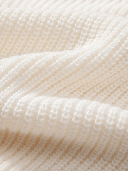 Long Sleeve Textured Knit Polo Shirt