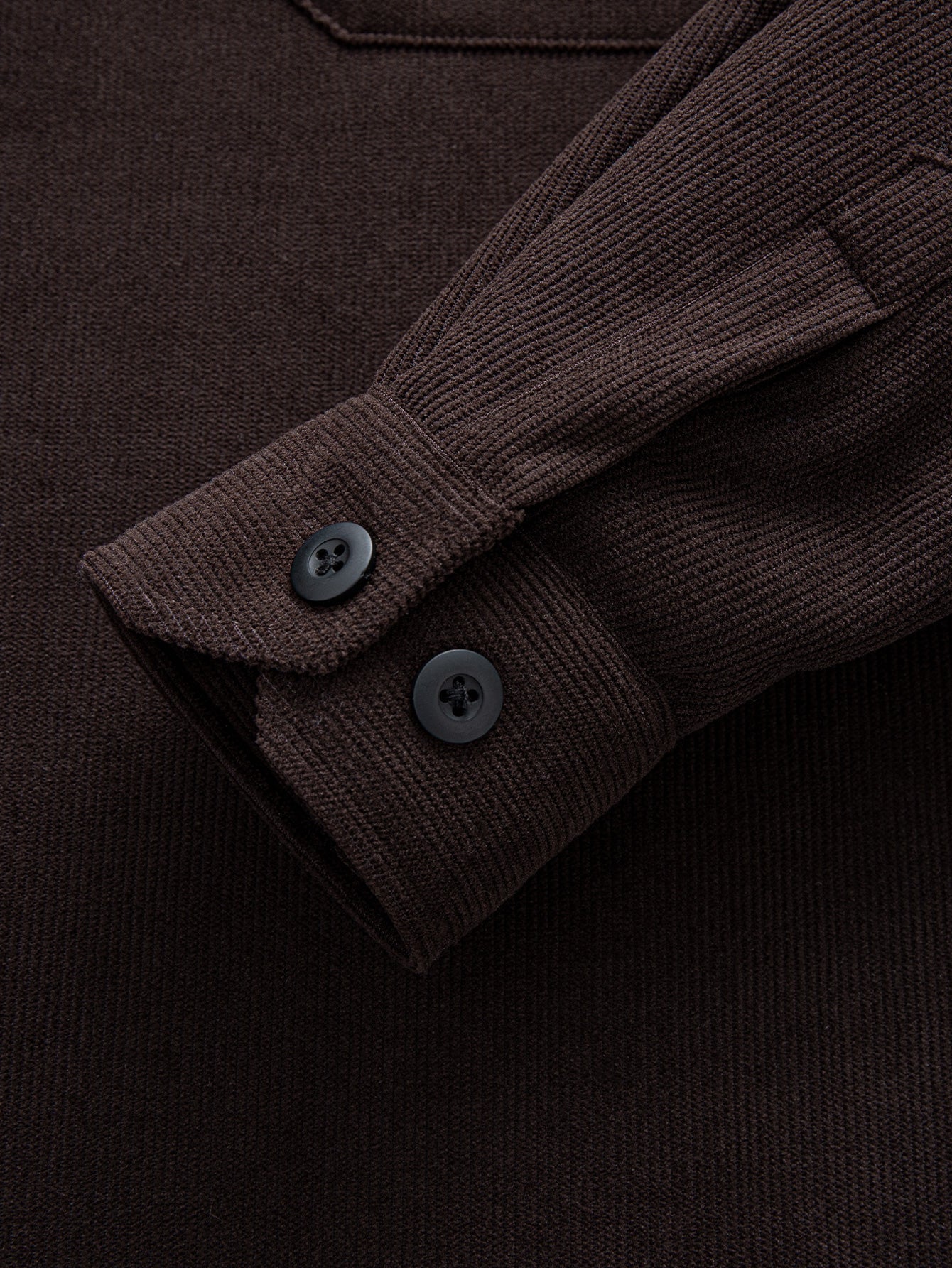 Teddy Lined Long Sleeve Corduroy Shirt
