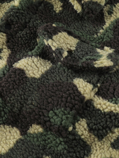 Camouflage Teddy Pocket Jacket