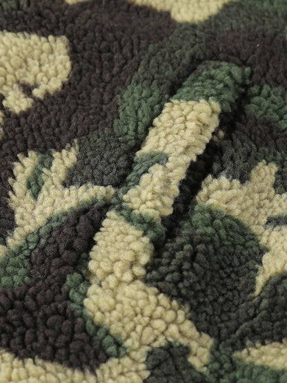 Camouflage Teddy Pocket Jacket