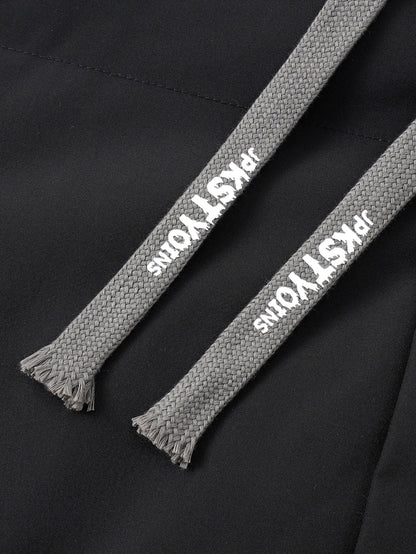 2 In 1 Contrast Hooded Puffer Coat