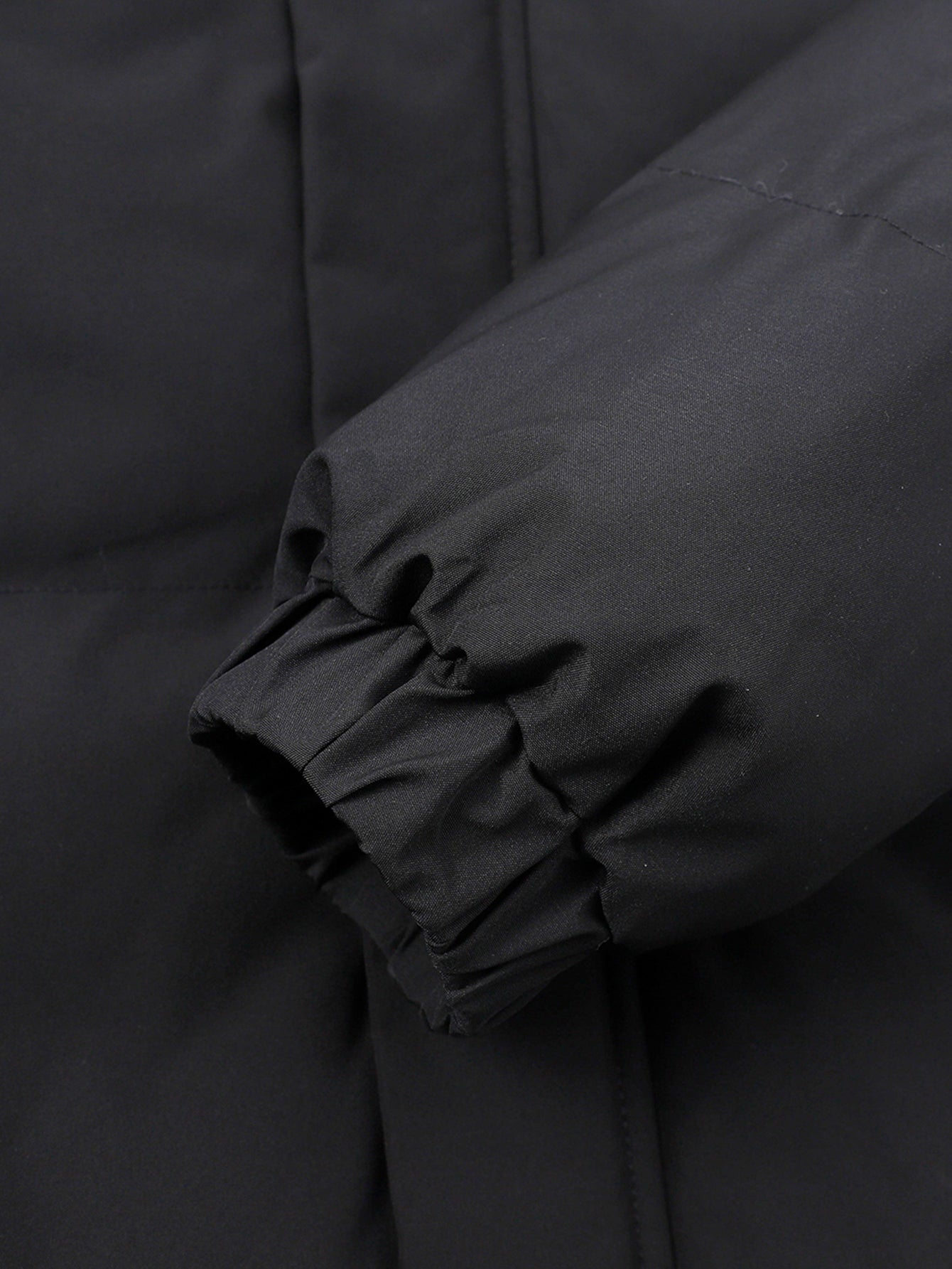 2 In 1 Contrast Hooded Puffer Coat