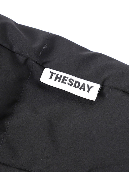 2 In 1 Contrast Hooded Puffer Coat