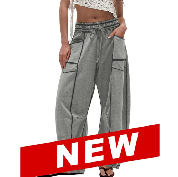 Lunzora™ HighRise Barrel Pants