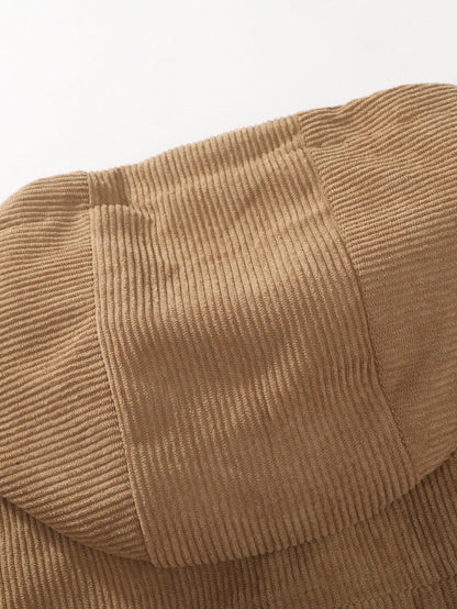Corduroy Hooded Jacket