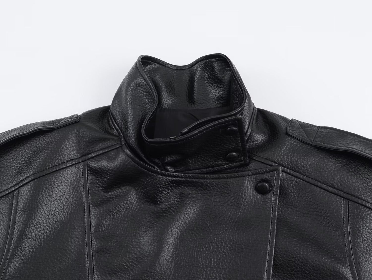 Lucille Asymmetrical Leather Jacket